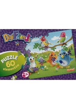 DigiBirds puzzle 60 elementów DUMEL