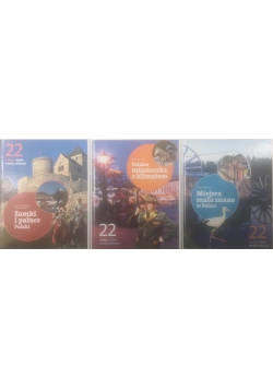 22 miejsca,które musisz zobaczyć.Zestaw 3 książek