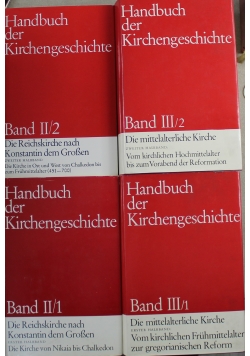 Handbuch der Kirchengeschichte 4 tomy