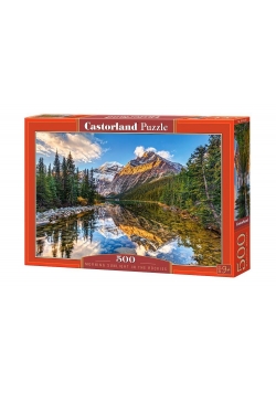 Puzzle 500 Morning Sunlight in the Rockies CASTOR