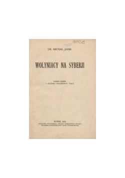 Wołyniacy na Syberji