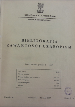 Bibliografia zawartości czasopism 3 zeszyty