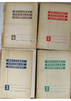 Wojskowy przegląd historyczny nr od 1 do 4