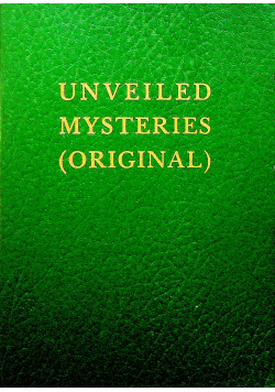 Unveiled mysteries