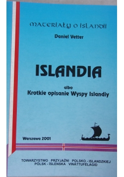 Islandia albo krótkie opisanie wyspy Islandiy