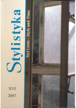 Stylistyka XVI. Styl i czas