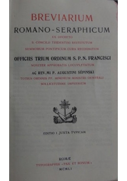 Brevarium Romano-Sephiracum