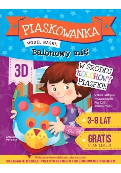 Piaskowanka 3D Miś MAC