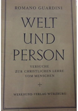 Welt und Person, 1950