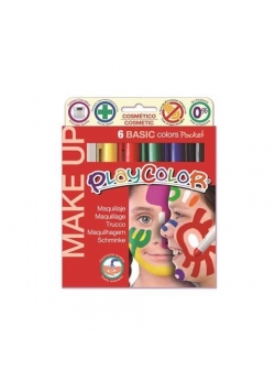 Farby w sztyfcie 6 kolorów make up PLAYCOLOR