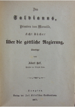 Des Saldinus, 1877 r.