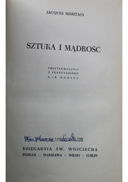 Sztuka i mądrość 1936 r.
