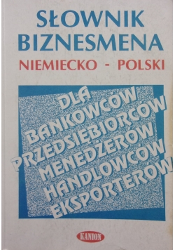 Słownik Biznesmena Niemiecko -Polski