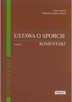 Ustawa o sporcie Komentarz