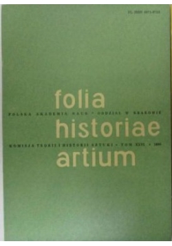 Folia historiae artium,
