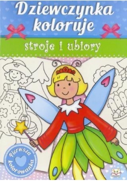 Dziewczynka koloruje - Stroje i ubiory