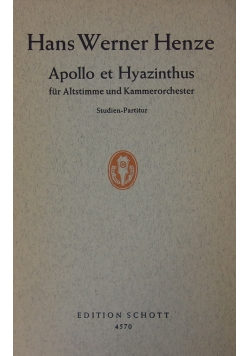 Apollo et Hyazinthus