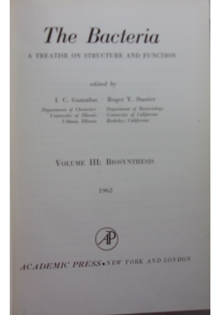 The Bacteria volume III