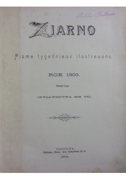 Ziarno .Pismo tygodniowe ilustrowane ,1904r.