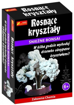 Rosnące kryształy. Śnieżne bonsai