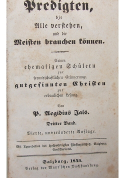 Predigten, die alle verstehen, und die meisten brauchen können, 1845 r.