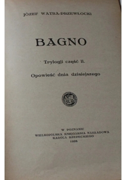 Bagno, 1928r.