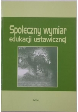 Społeczny wymiar edukacji ustawicznej