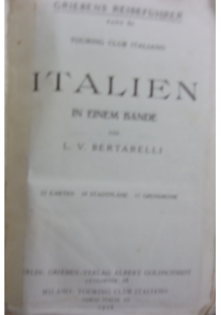Italien in einem bande, 1928 r.