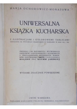 Uniwersalna książka kucharska, ok. 1923r.