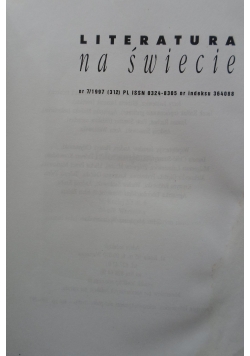 Literatura na świecie ,Nr 7
