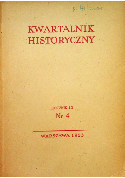 Kwartalnik historyczny nr 4