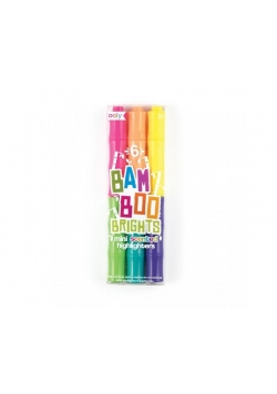 Flamastry mini pachnące Bambus 6 sztuk