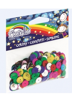 Confetti cekiny rozetka FIORELLO