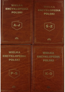 Wielka encyklopedia Polski. Zestaw 4 książek
