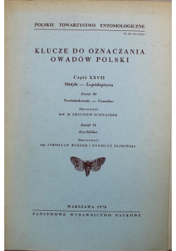Klucze do oznaczania owadów Polski Zeszyt 10 i 11
