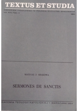 Sermones de Sanctis