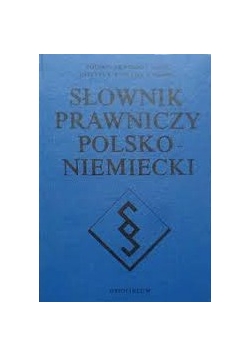 Słownik prawniczy polsko-niemiecki