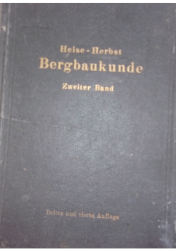 Bergbaukunde 1923 r.