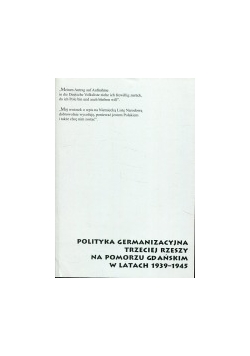 Polityka germanizacyjna Trzeciej Rzeszy