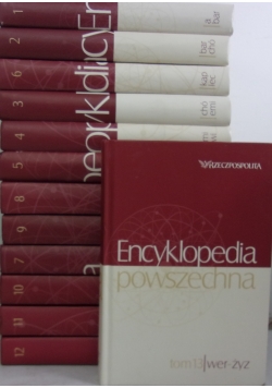 Encyklopedia powszechna, zestaw 13 tomów