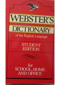 Webster's dictionary of the English Language