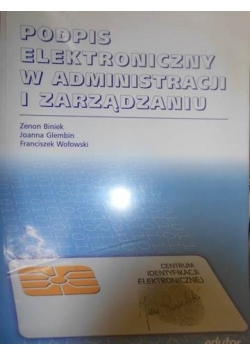 Podpis elektroniczny w administracji i zarządzaniu