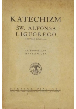 Katechizm Św. Alfonsa Liguorego, 1931 r.