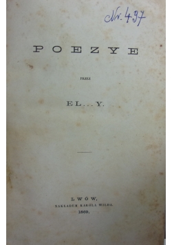 Poezye, 1869 r.