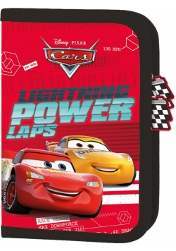 Piórnik dwuklapkowy bez wyposażenia Cars 3