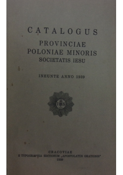 Catalogus Provinciae Poloniae Minoris Societatis Iesu, 1939