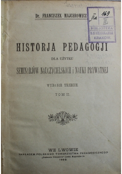 Historja Pedagogji 1920 r
