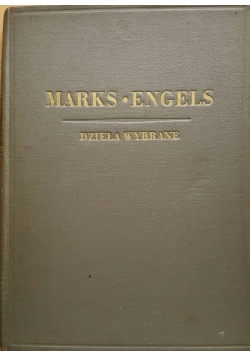 Dzieła wybrane Marks Engels tom II 1949 r.
