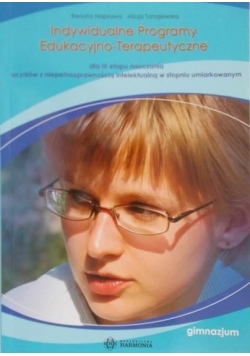 Indywidualne Programy Edukacyjno-Terapeutyczne, gimnazjum