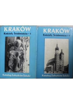 Kraków kościoły Śródmieścia zestaw 2 książek